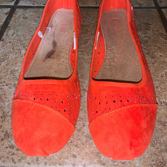 CATO Orange Flat Slippers - Picture 3 of 9